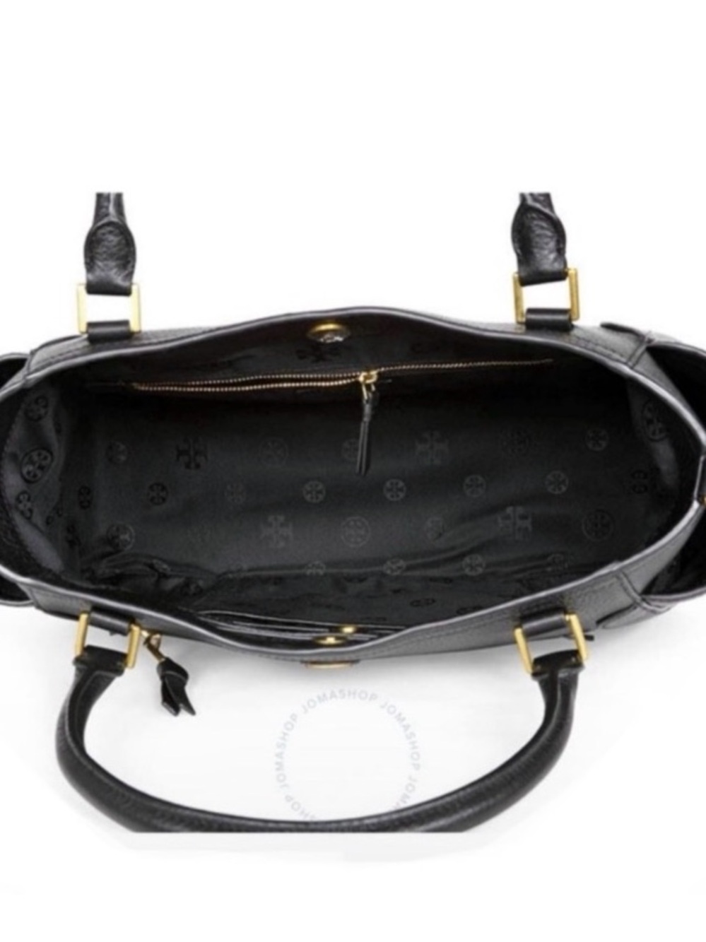 EUC TORY BURCH FRANCES PEBBLED LEATHER TWO HANDLE CONVERTIBLE CROSSBODY SATCHEL - Picture 6 of 14